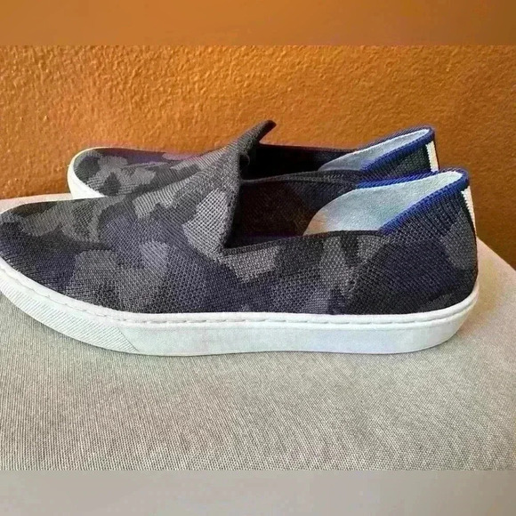 Rothy's " The Original Slip-On Sneaker" Gray Camo Women's Size 6.5 EUC! - Picture 9 of 14